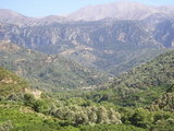 One from nice views at Lefka Ori mountains